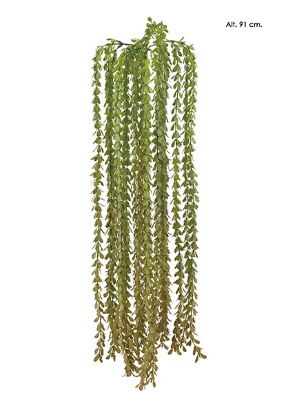 COLGANTE MINI HOJAS x 5. 91 cm. Mixtura.