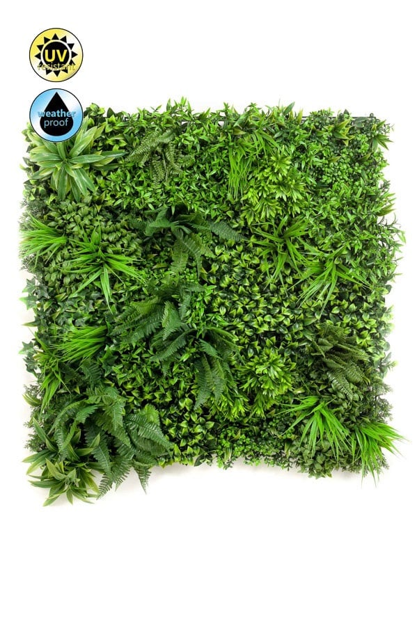 Forest wall mix mat weather resistant/UV 100x100cm